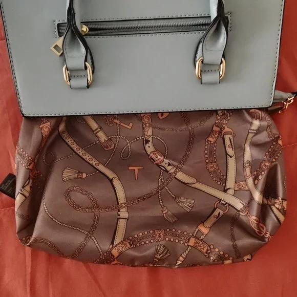 NWOT Blue No Brand Fashion Purse - Picture 6 of 9